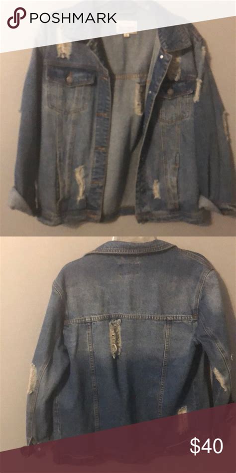 givenchy denim jacket replica|oversized distressed jean jacket.